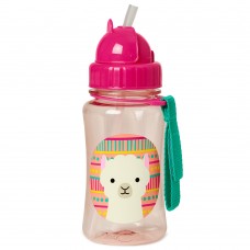 Skip Hop Zoo Straw Bottle 350ml - Llama